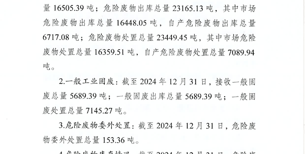 泸州兴泸环境科技有限公司2024年生产运行年报公示