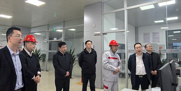 泸州市国资委党委书记、主任张学彬莅临巴中市兴泸环境科技有限公司调研指导